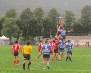 rugby touche
