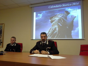 Giuliani calendario carabinieri
