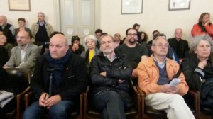 Tra il pubblico della conferenza stampa  l'ex senatrice Lucia Codurelli