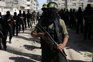 Masked Palestinian Members of Islamic Jihad