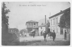 Corso Matteotti, Veduta verso Lecco, 1915