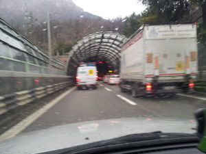 tunnel barro traffico