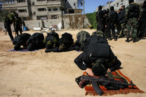 Masked Palestinian Members of Islamic Jihad