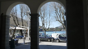 Porto Garibaldi dai portici di Palazzo delle Paure, Lecco, 2015