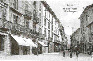 Via Antonio Stoppani (oggi via Roma), Lecco, 1909