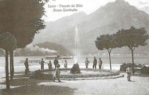 Nuovo giardinetto in piazzale dei Mille, Lecco, 1914