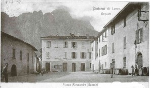 Piazza Alessandro Manzoni, Acquate, 1904