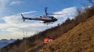 incendio esino elicottero forestale