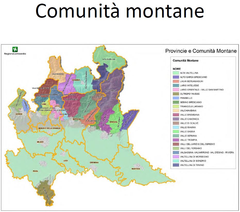 aree vaste 4 comunità montane
