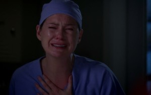 meredith in lacrime