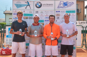 tennis Andrea Vavassori e Matteo Volante con i vincitori Tuna Altuna e Andriej Kapas