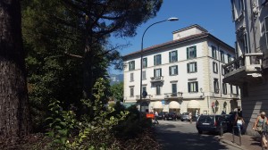 Piazza Manzoni, ingresso via Roma, Lecco, 2016