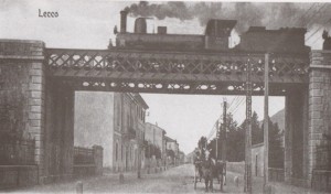 Cavalcavia ferroviario su Corso Vittorio Emanuele II, Lecco, 1904
