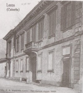 Villa Manzoni, Lecco, inizio Novecento.