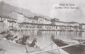 Porto Garibaldi visto dall'Imbarcadero, Lecco, 1910