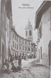 Via alla chiesa, Calolziocorte, 1908