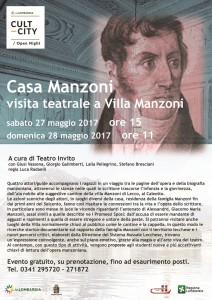 Casa Manzoni - Visita teatrale a Villa Manzoni