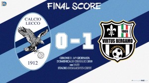 Lecco Virtus Bergamo 0-1