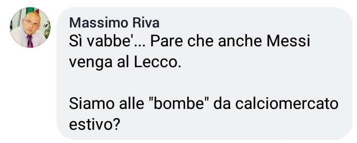 RIVA SU FAGGI E MESSI