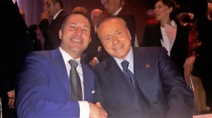 Davide Bergna con Silvio Berlusconi