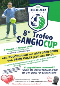 Sangio Cup 8 - Volantino 2018